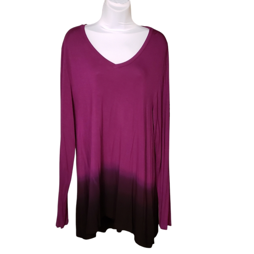 MODODOC magenta dip dye tunic